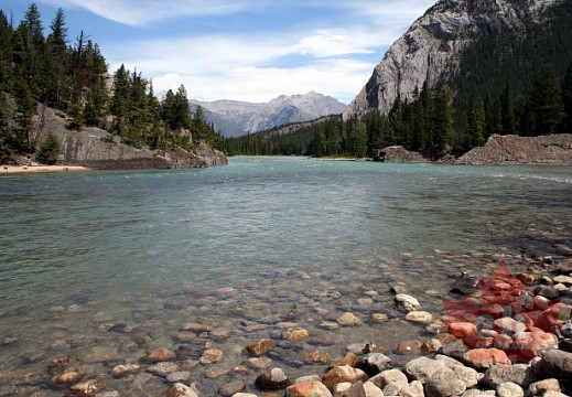 Bow River-加拿大艾伯塔省班夫