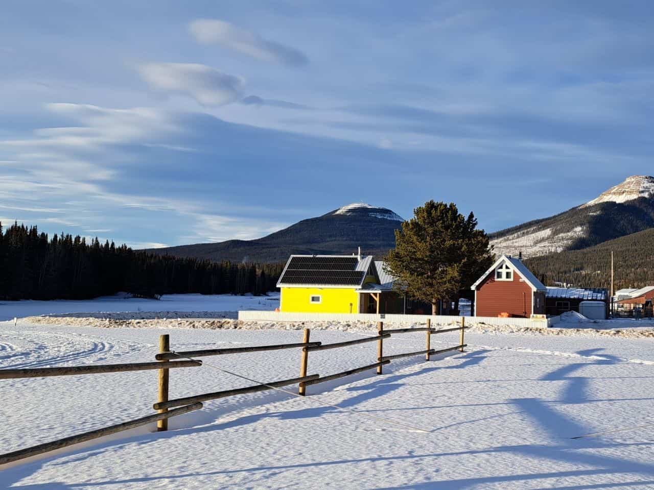 The Hamlet of Nordegg is Nestled in the Foothills of the Canadian Rocky Mountains