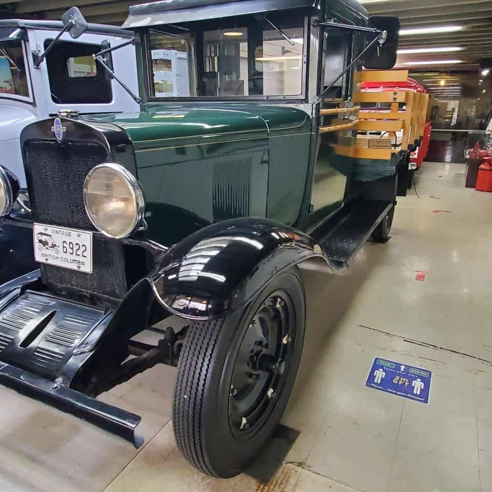 1929雪佛蘭AC 1/2噸卡車公元前薩裏展出加拿大博物館吸引許多共享的曆史地區之一。