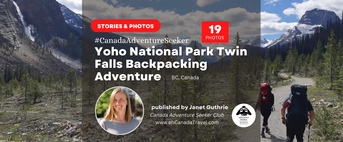 Yoho National Park Twin Falls Backpacking Adventure