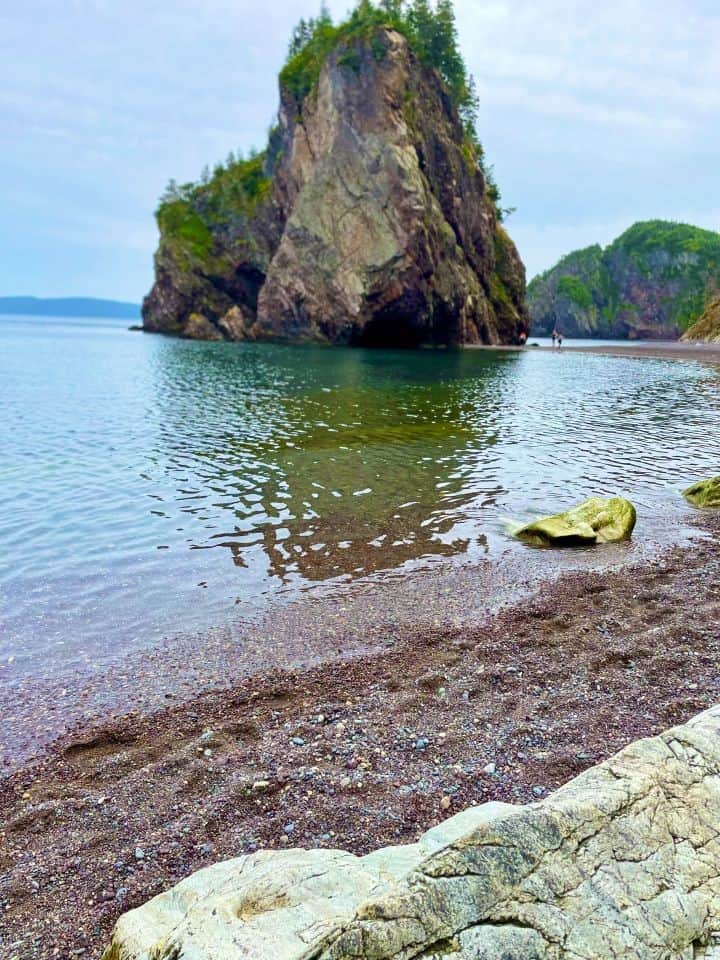 美麗的機會機會灣灣海灘加拿大紐芬蘭。